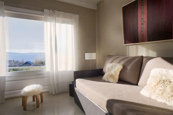 Los Ponchos hotel in El Calafate, Argentinian Patagonia