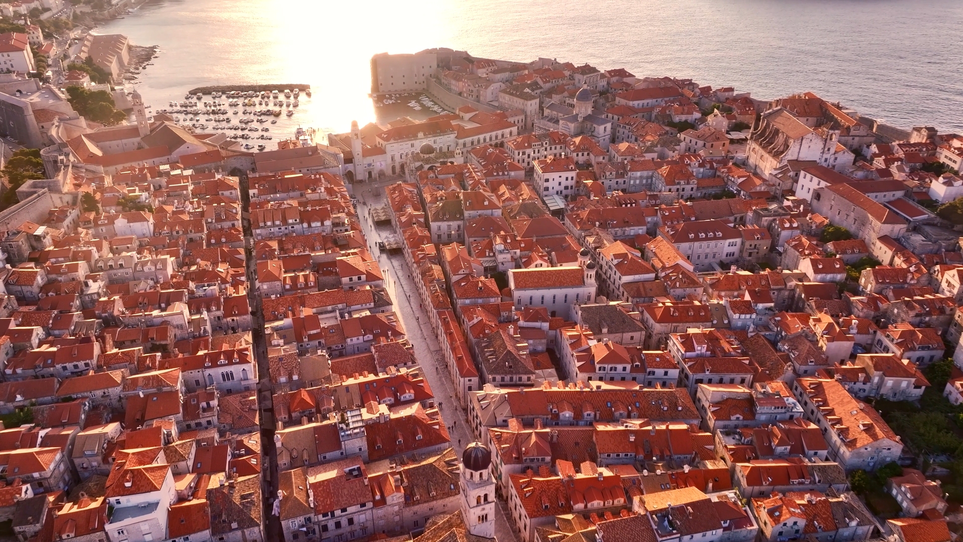 Aerial cinematography over Dubrovnik for the Hilton hospitality film